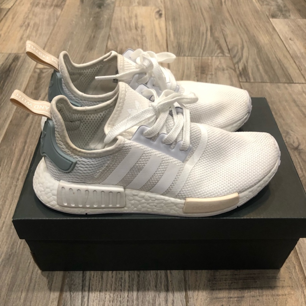 Adidas White/Cream/Grey NMDs